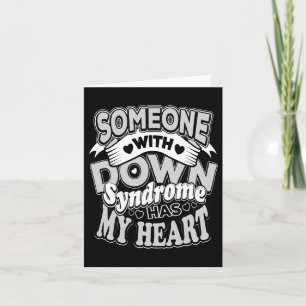 Vater Mama World Down Syndrome Day Frauen Kinder Karte