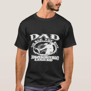 Vater Man Myth Bowhunting Legend Bogenschießjagd V T-Shirt