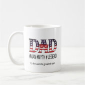 Vater Man Myth Legend American Vathers Day Kaffeetasse (Links)