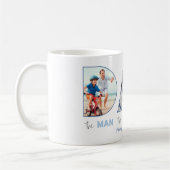 VATER Man Myth Legend Foto Cutout Briefe Vater Kaffeetasse (Links)