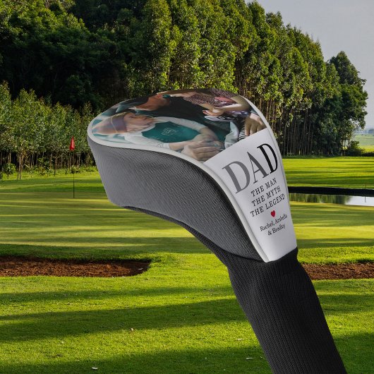 Vater Man Myth Legend Foto Golf Headcover
