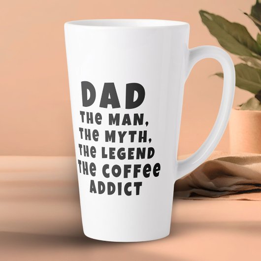 Vater Man Myth Legend Kaffee Addict Funny Vater Milchtasse