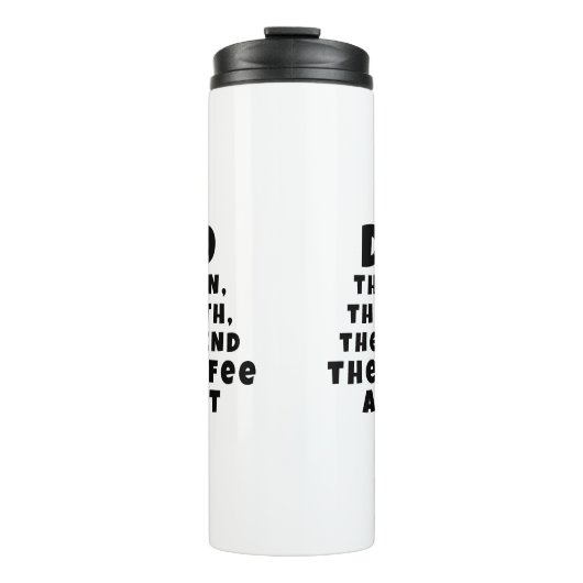 Vater Man Myth Legend Kaffeepause Funny Funny Thermosbecher (Vorderseite)