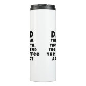 Vater Man Myth Legend Kaffeepause Funny Funny Thermosbecher (Rückseite)