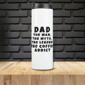 Vater Man Myth Legend Kaffeepause Funny Funny Thermosbecher