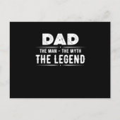 Vater Man Myth Legend Postkarte (Vorderseite)