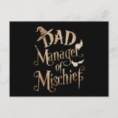 Vater-Manager von Mischief Magical Wizard Vathers  Postkarte (Vorderseite)
