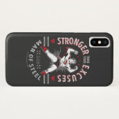 Vater, Mann aus Stahl | Mehr als Ihre Ausreden Case-Mate iPhone Hülle (Rückseite (Horizontal))