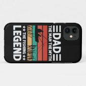 Vater Mann Mythos Fischerei Legende bekümmert Case-Mate iPhone Hülle (Rückseite (Horizontal))