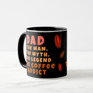 Vater Mann Mythos Legende Kaffeetäter Lustiger Vat Tasse