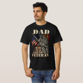 Vater Mann Mythos Legende Veteran T-Shirt (Vorne ganz)