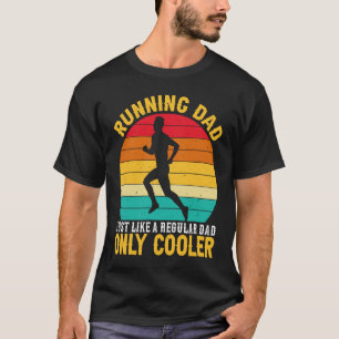 Vater Marathon Runner Vatertag Coach T-Shirt