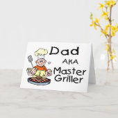 Vater Master Griller Karte (Gelbe Blume)