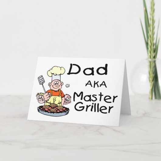 Vater Master Griller Karte (Vorderseite)