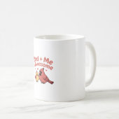 Vater + Me = Phantastisch - Fun Kardinal Design Kaffeetasse (VorderseiteRechts)