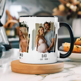 Vater Meilensteine Fotos & Jahre Geschenkideen Tasse