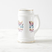 Vater: Mein Held, mein Guide - Stein 22 oz Bierglas (VorderseiteRechts)