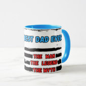 Vater. Mein Held. Tasse (VorderseiteRechts)