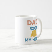 Vater Mein Held Tasse Vater's Day 2025 Superdad Ge (VorderseiteRechts)
