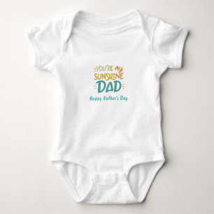 Vater: Mein Leitlicht Baby Strampler