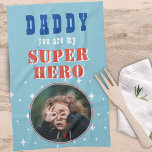 Vater mein Superhero Fun Foto Vathers Day Geschirrtuch<br><div class="desc">Vater mein Superhero Fun Foto Vathers Tag Küchentuch. Fügen Sie Ihr Foto und ändern Sie Daddy zu Vater,  Pap,  Papa, ...  Spaß und niedliches Geschenk für den besten Papa.</div>