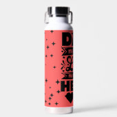 Vater meine erste Liebe, ewig Held Trinkflasche (Vorne)