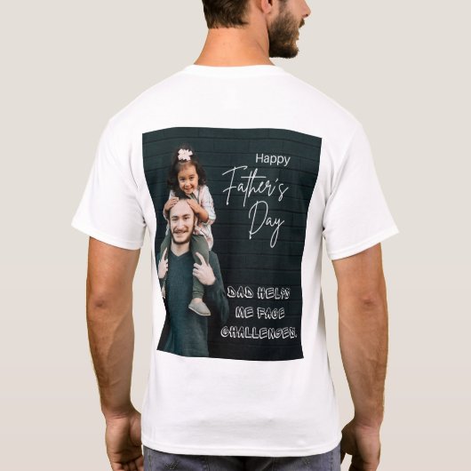 Vater: Meine erste Liebe, mein ewiger Held T-Shirt (Rückseite)