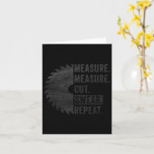 Vater messen Schweiß Handyman-Federn Karte (Gelbe Blume)