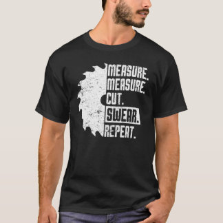 Vater Messung Süße Handyman Vater Tag T-Shirt