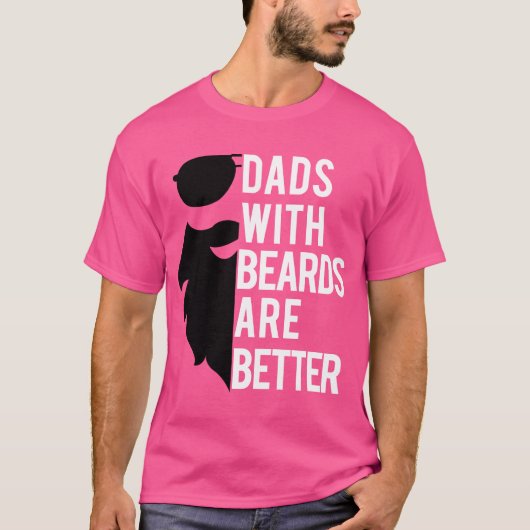 Väter mit Bärten sind besser T - Shirt - Cool bärt (Vorderseite)