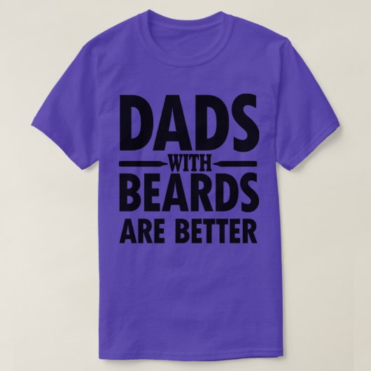 VATER MIT BARTEN SIND BESSER TSHIRT 2 (Design vorne)