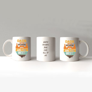 Väter mit Bärten sind der beste Vatertag Kaffeetasse