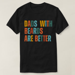 Vater mit Bärten sind Tagesgeschenke für bessere V T-Shirt