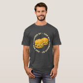 Vater mit Burger T-Shirt (Vorne ganz)