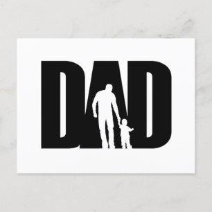 Vater mit dem Sohn Shirt Vatertag Geschenke für Va Postkarte