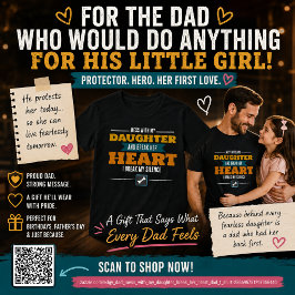 Vater mit Ecken und Kanten: Fass meine Tochter an, T-Shirt