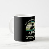 Vater mit einem Helikopter Funny Gift Vathers Day Kaffeetasse (Vorderseite Links)