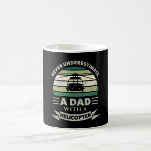 Vater mit einem Helikopter Funny Gift Vathers Day  Kaffeetasse