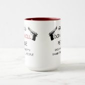 Vater mit Hübscher Tochter-Tasse Tasse (Zentrum)