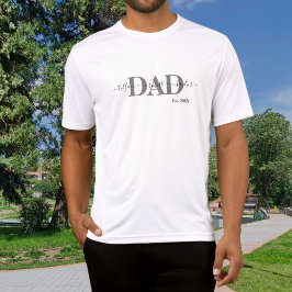 Vater mit Kind-Namen Jahr T - Shirt