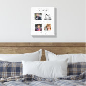 Vater mit Kindern Familie Daddy Foto Collage Leinwanddruck (Insitu (Schlafzimmer))