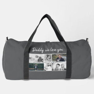 Vater mit Kindern und Foto von Vätern Duffle Bag