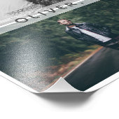 Vater mit Kindern und Vater 6 Collage Fotodruck (Ecke)