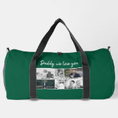 Vater mit Kindern und Vater 6 Foto Duffle Bag (Rückseite)
