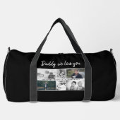 Vater mit Kindern und Vater 6 Foto Duffle Bag (Vorderseite)