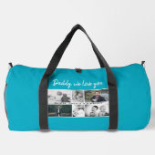 Vater mit Kindern und Vater 6 Foto Duffle Bag (Rückseite)