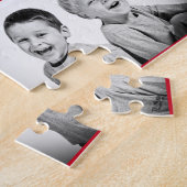 Vater mit Kindern und Vater 6 FotoCollage Puzzle (Seite)