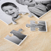 Vater mit Kindern und Vater 6 FotoCollage Puzzle (Seite)