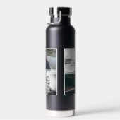 Vater mit Kindern und Vater 6 FotoCollage Trinkflasche (Rechts)