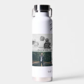 Vater mit Kindern und Vater 6 FotoCollage Trinkflasche (Vorne)